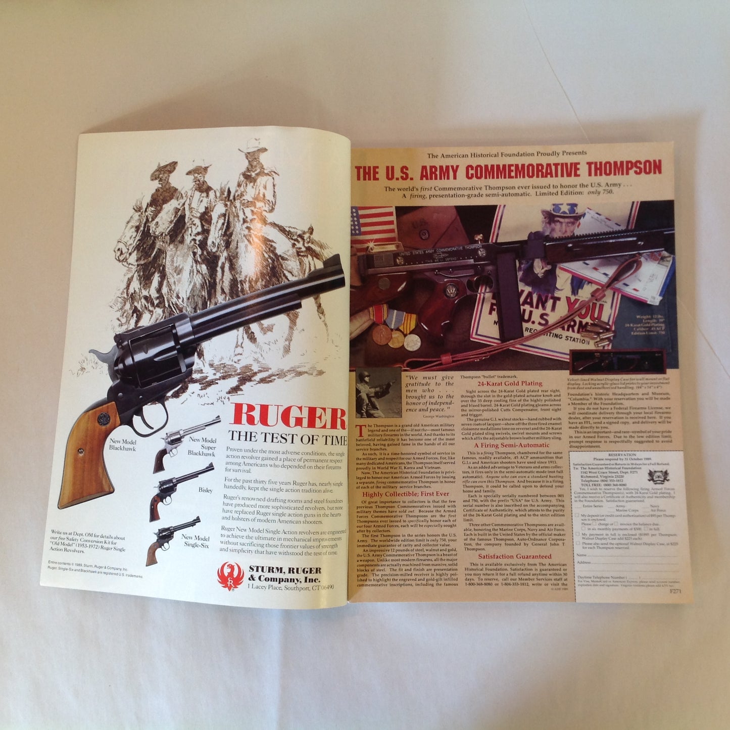 Vintage Oct 1989 American Rifleman Magazine Camp Perry 1989