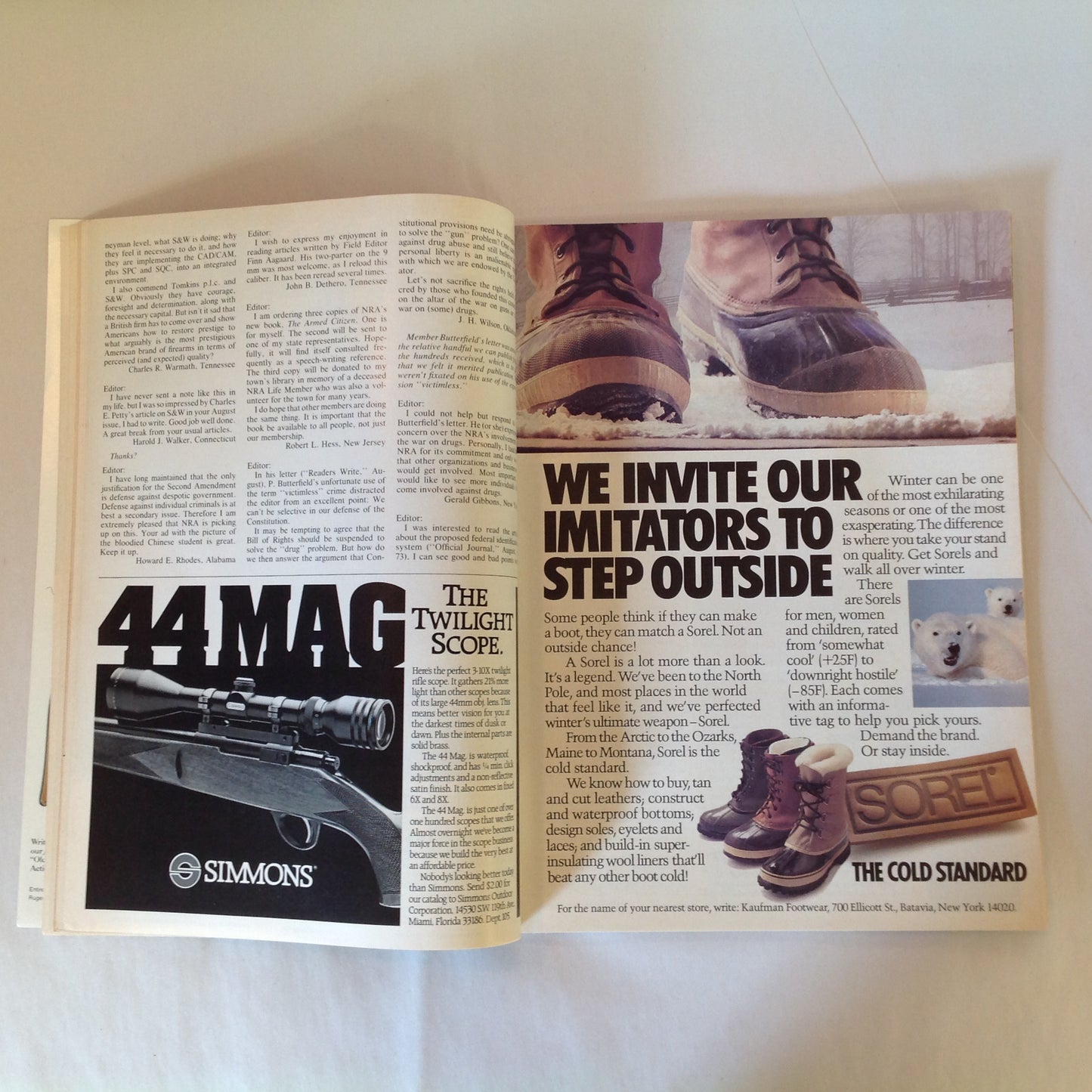Vintage Oct 1989 American Rifleman Magazine Camp Perry 1989