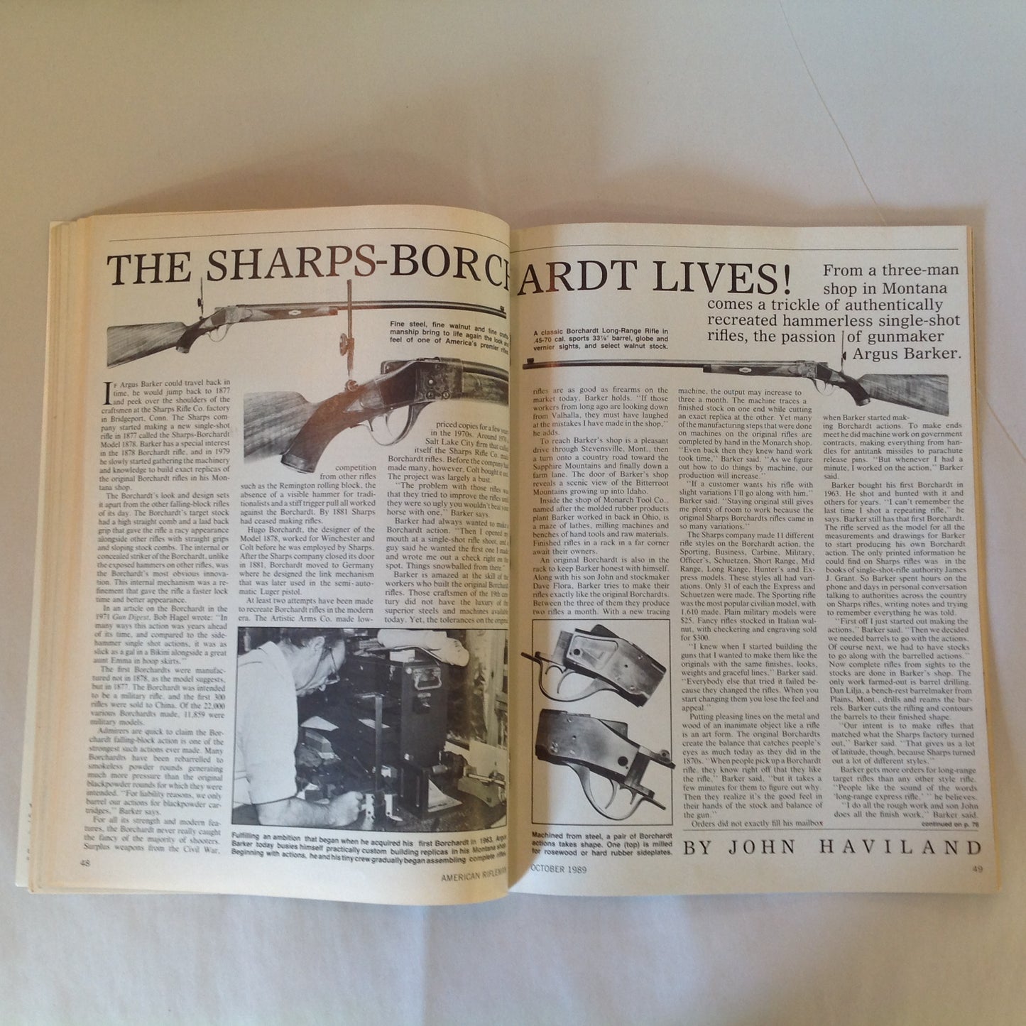 Vintage Oct 1989 American Rifleman Magazine Camp Perry 1989