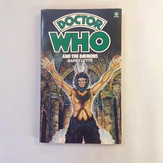 Vintage 1982 Mass Market Paperback Doctor Who and the Daemons Berry Letts