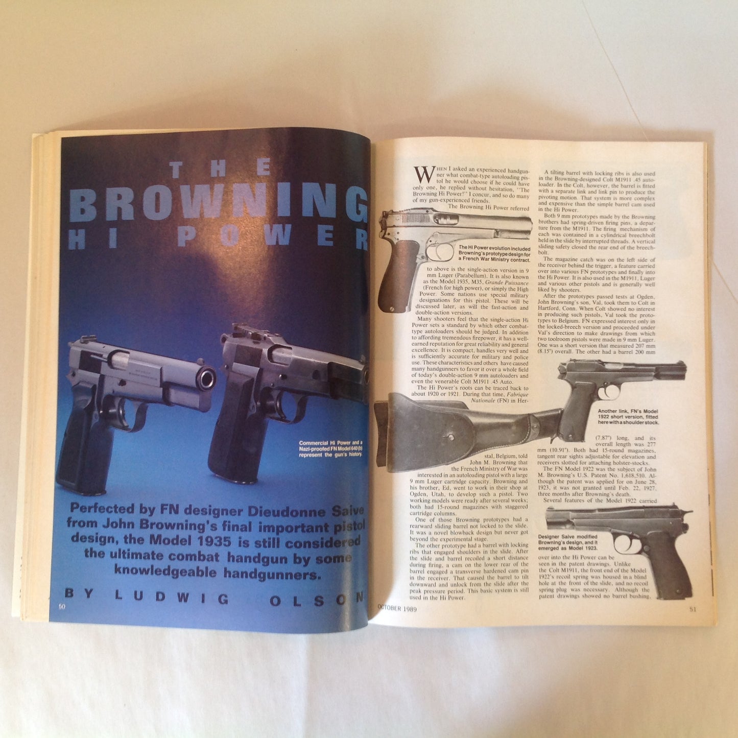 Vintage Oct 1989 American Rifleman Magazine Camp Perry 1989