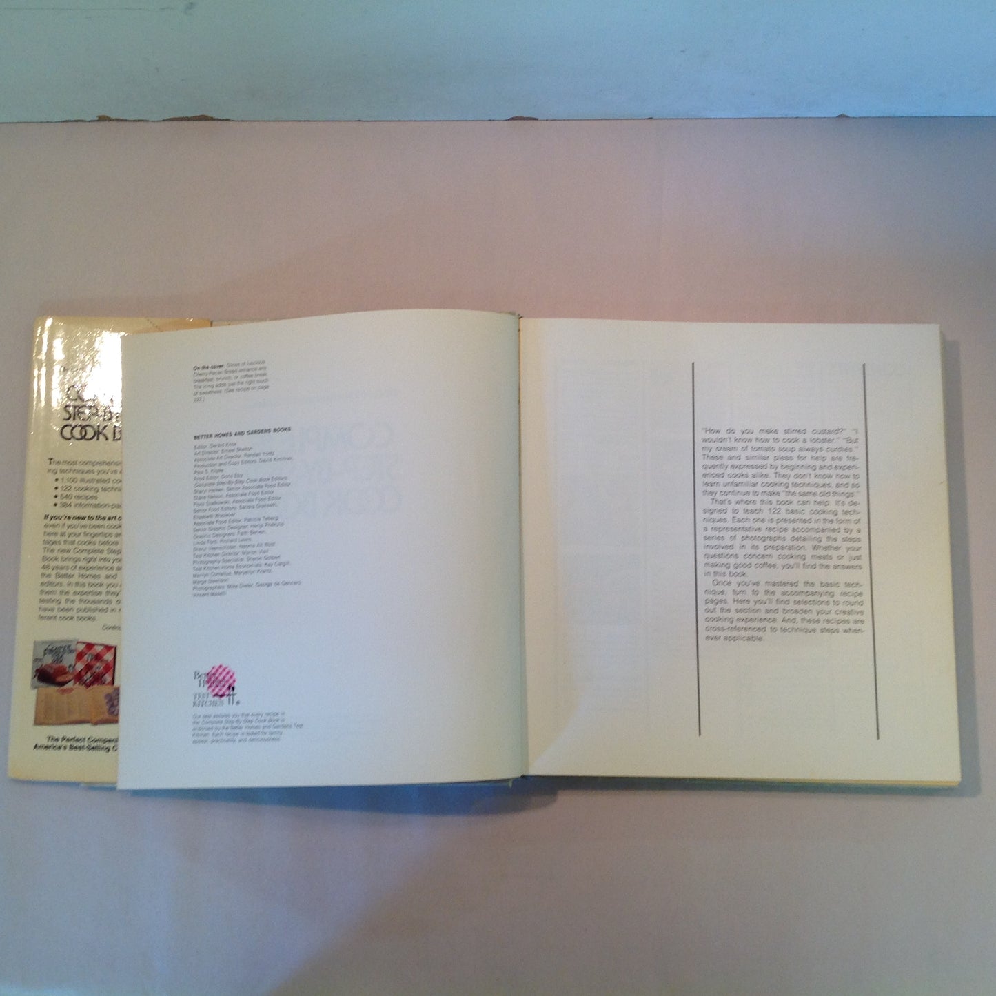 Vintage 1978 Hardcover Better Homes & Gardens Complete Step-By-Step Cook Book First Edition First Printing