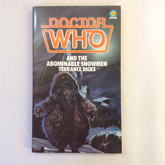 Vintage 1983 Mass Market Paperback Doctor Who and the Abominable Snowmen Terrance Dicks