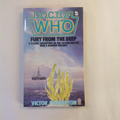 Vintage 1986 Mass Market Paperback Doctor Who: Fury From the Deep Victor Pemberton First Edition