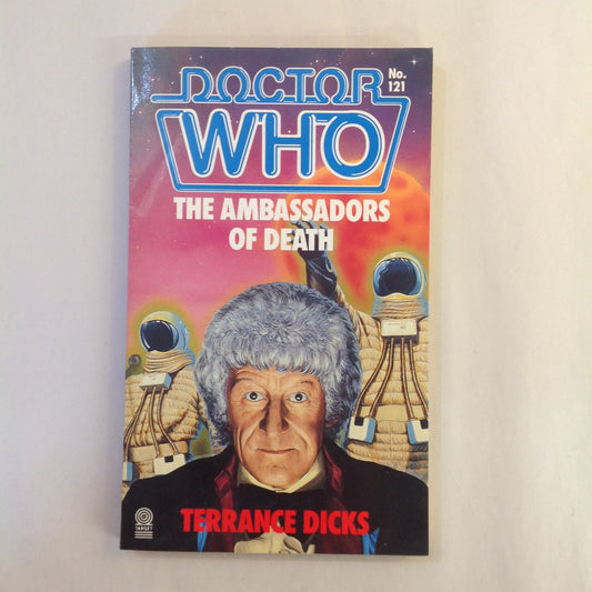 Vintage 1987 Mass Market Paperback Doctor Who: The Ambassadors of Death Terrance Dicks First Edition