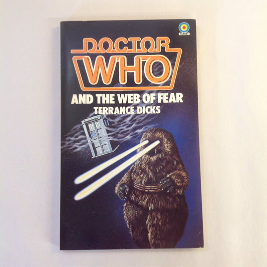 Vintage 1983 Mass Market Paperback Doctor Who and the Web of Fear Terrance Dicks