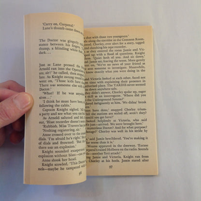 Vintage 1983 Mass Market Paperback Doctor Who and the Web of Fear Terrance Dicks