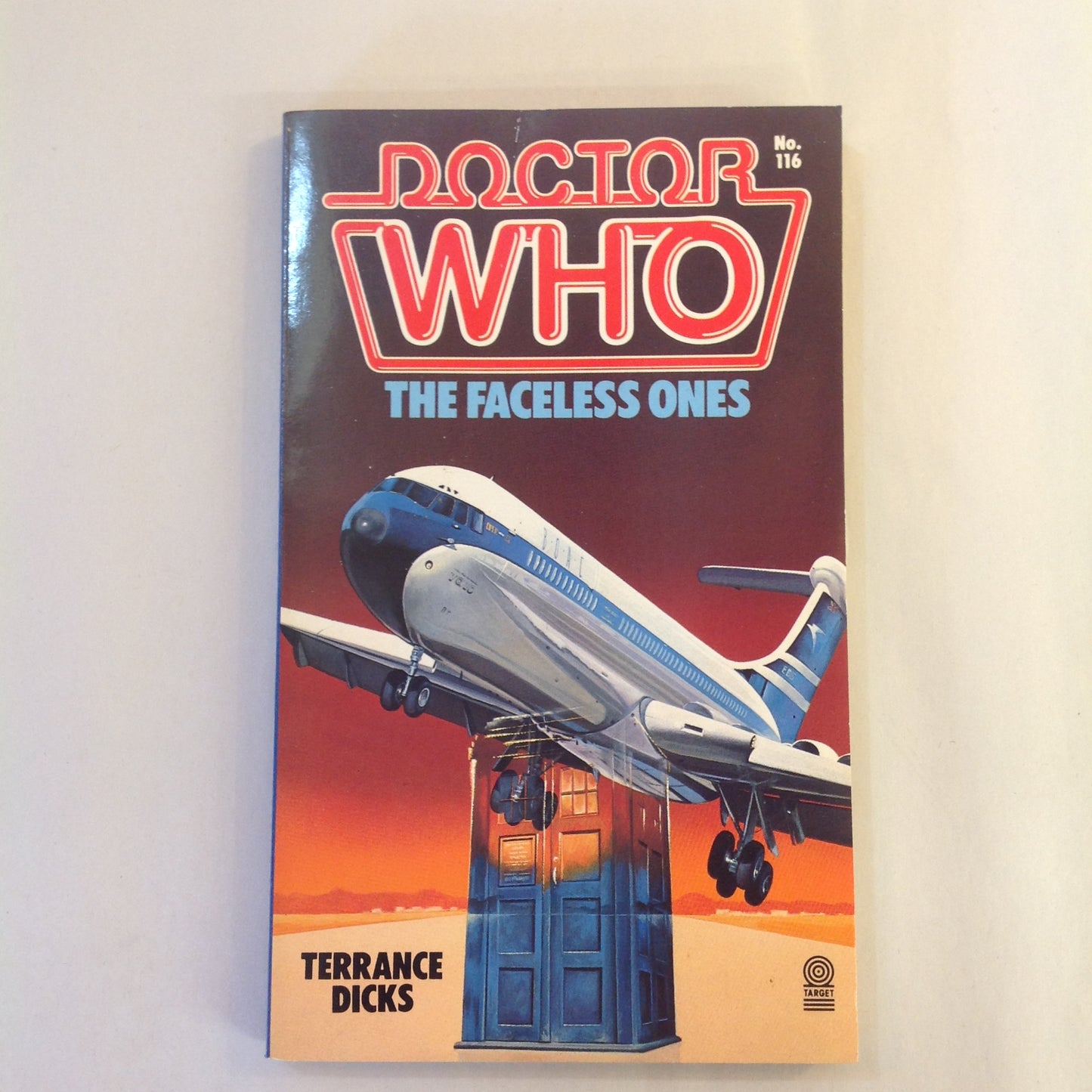 Vintage 1987 Mass Market Paperback Doctor Who: The Faceless Ones Terrance Dicks First Ed