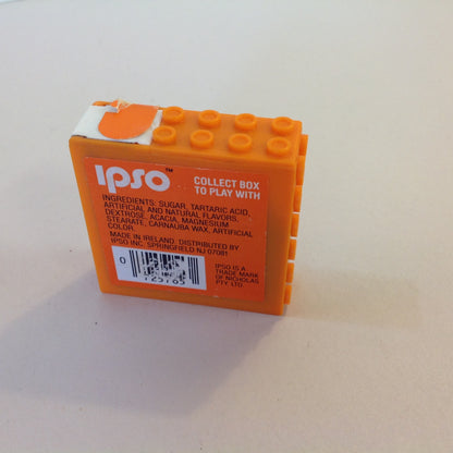 Vintage NOS Unopened IPSO Orange Drops .5oz Candy Container