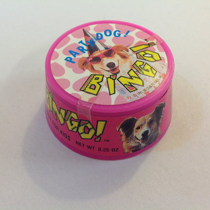 Vintage 1991 NOS Unopened Tri-Star Pictures Bingo! Party Dog! Novelty Dog Bowl Candy for Kids Container