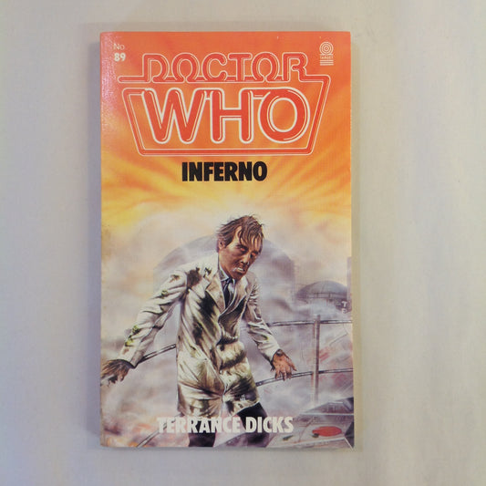 Vintage 1984 Mass Market Paperback Doctor Who: Inferno Terrance Dicks First Edition