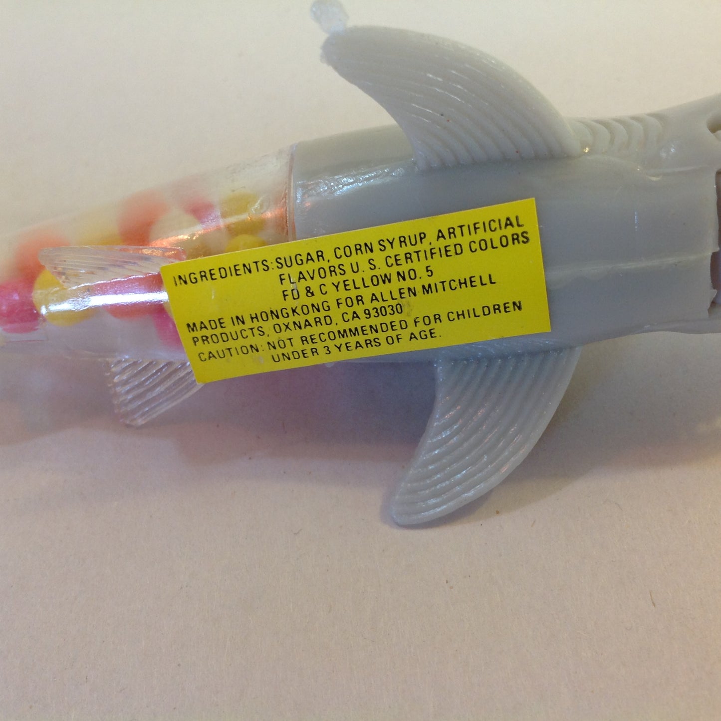 Vintage NOS Unopened Great White Shark Candy Container
