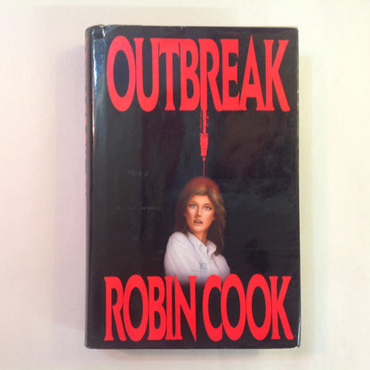 Vintage 1987 Hardcover OUTBREAK Robin Cook