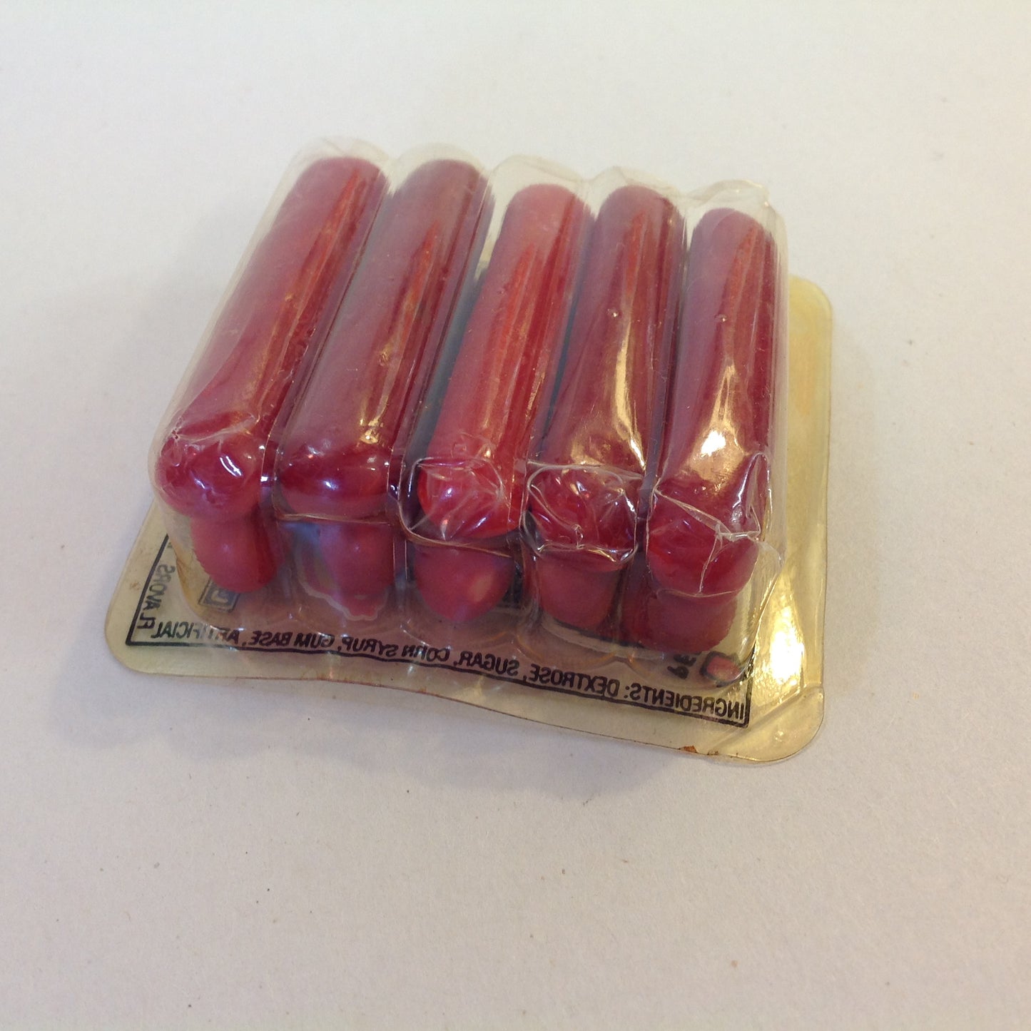 Vintage NOS Unopened LEAF Hot Dog! 10 Piece Bubble Gum Candy Container