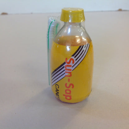 Vintage NOS Unopened Sun-Sap Novelty Soda Bottle Malaysia Candy Container