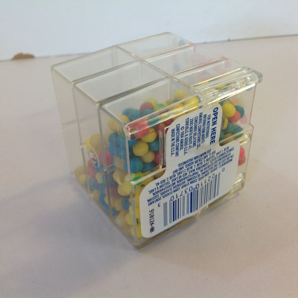 Vintage 1994 NOS Unopened Amurol Confections Bubble Cube 3D Bubble Gum Puzzle 1.75oz Candy Container