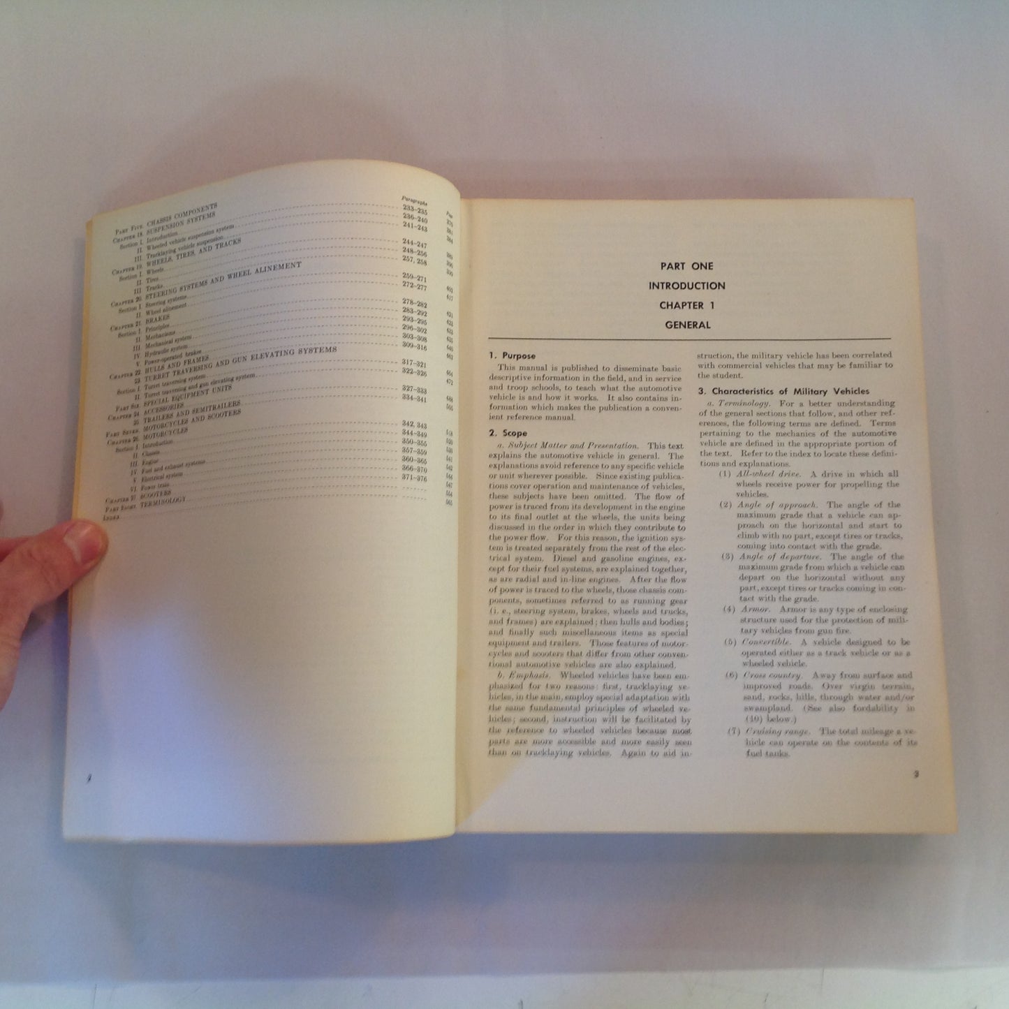 Vintage Jan 1956 Dep't of US Army/Air Force Technical Manual TM9-8000 Principles of Automotive Vehicles