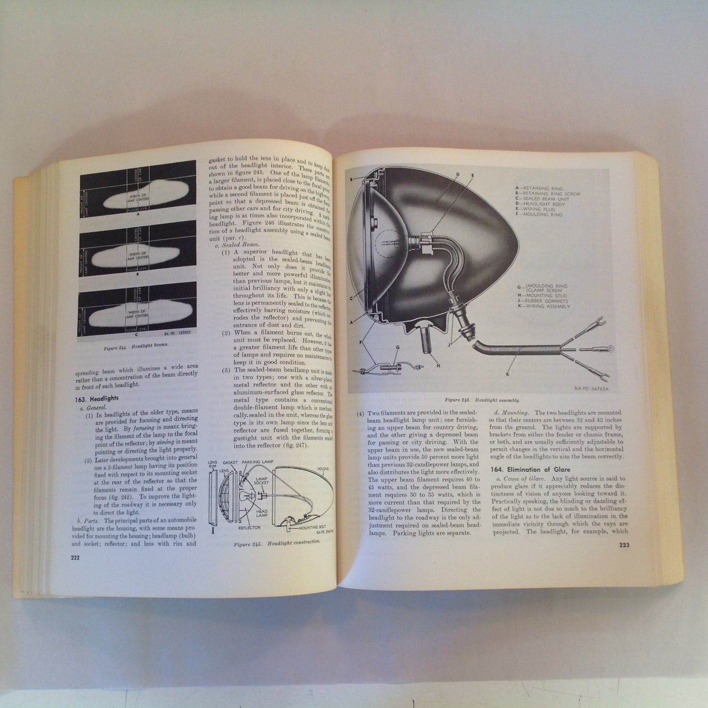 Vintage Jan 1956 Dep't of US Army/Air Force Technical Manual TM9-8000 Principles of Automotive Vehicles