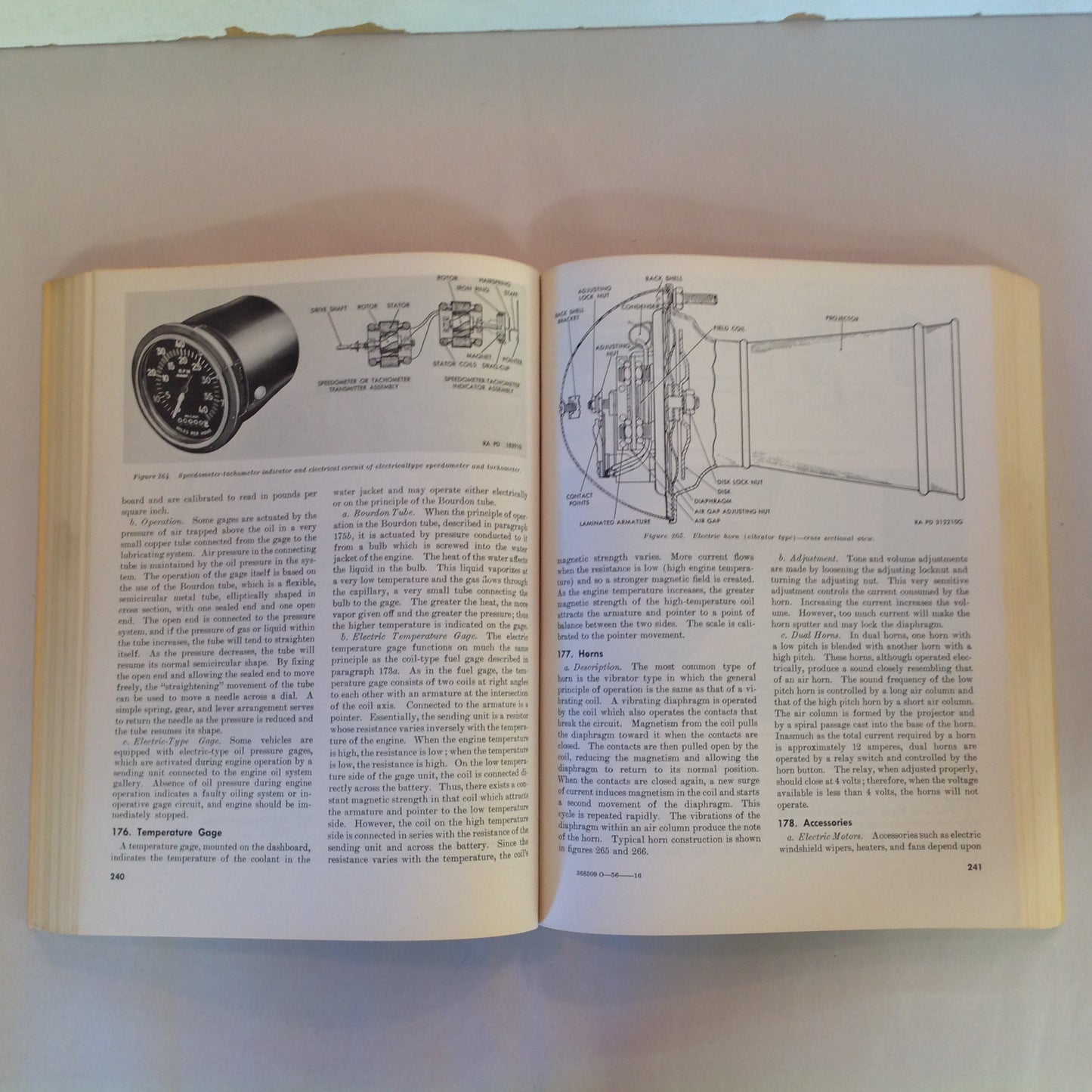 Vintage Jan 1956 Dep't of US Army/Air Force Technical Manual TM9-8000 Principles of Automotive Vehicles