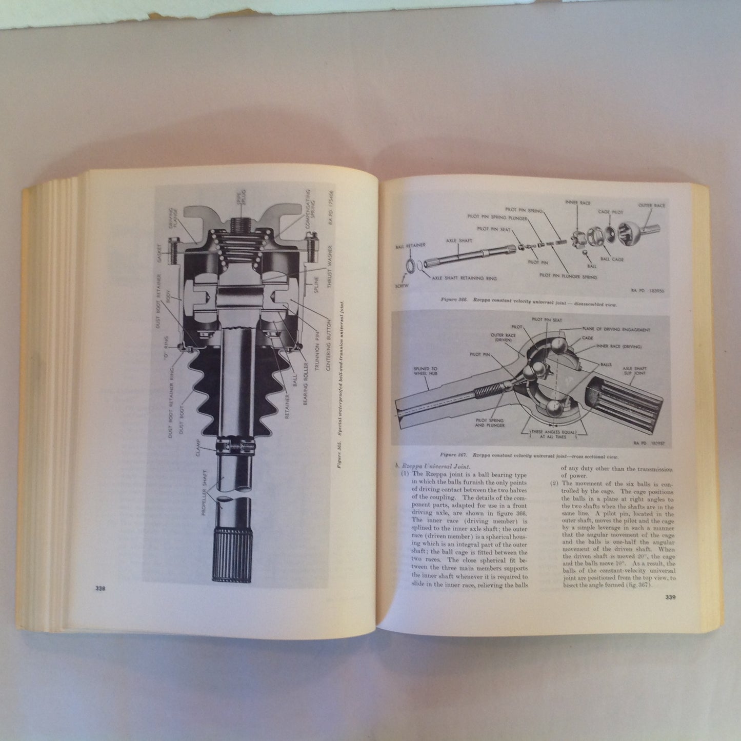 Vintage Jan 1956 Dep't of US Army/Air Force Technical Manual TM9-8000 Principles of Automotive Vehicles