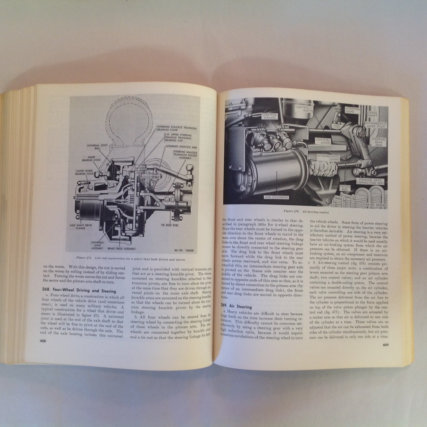 Vintage Jan 1956 Dep't of US Army/Air Force Technical Manual TM9-8000 Principles of Automotive Vehicles
