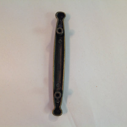 Vintage Ajax Brass Twist Motif Drawer Pull Handle Cap End