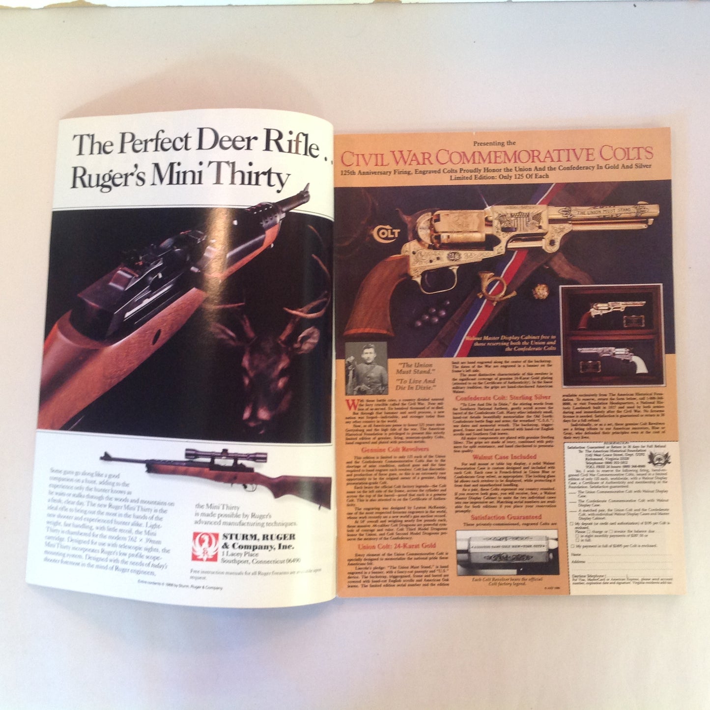 Vintage Nov 1988 American Rifleman Magazine Safeguarding Sidearm 17 Tips Wingshooting Aagaard Open Sights