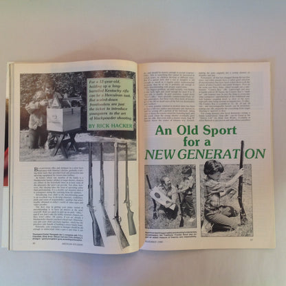 Vintage Nov 1988 American Rifleman Magazine Safeguarding Sidearm 17 Tips Wingshooting Aagaard Open Sights