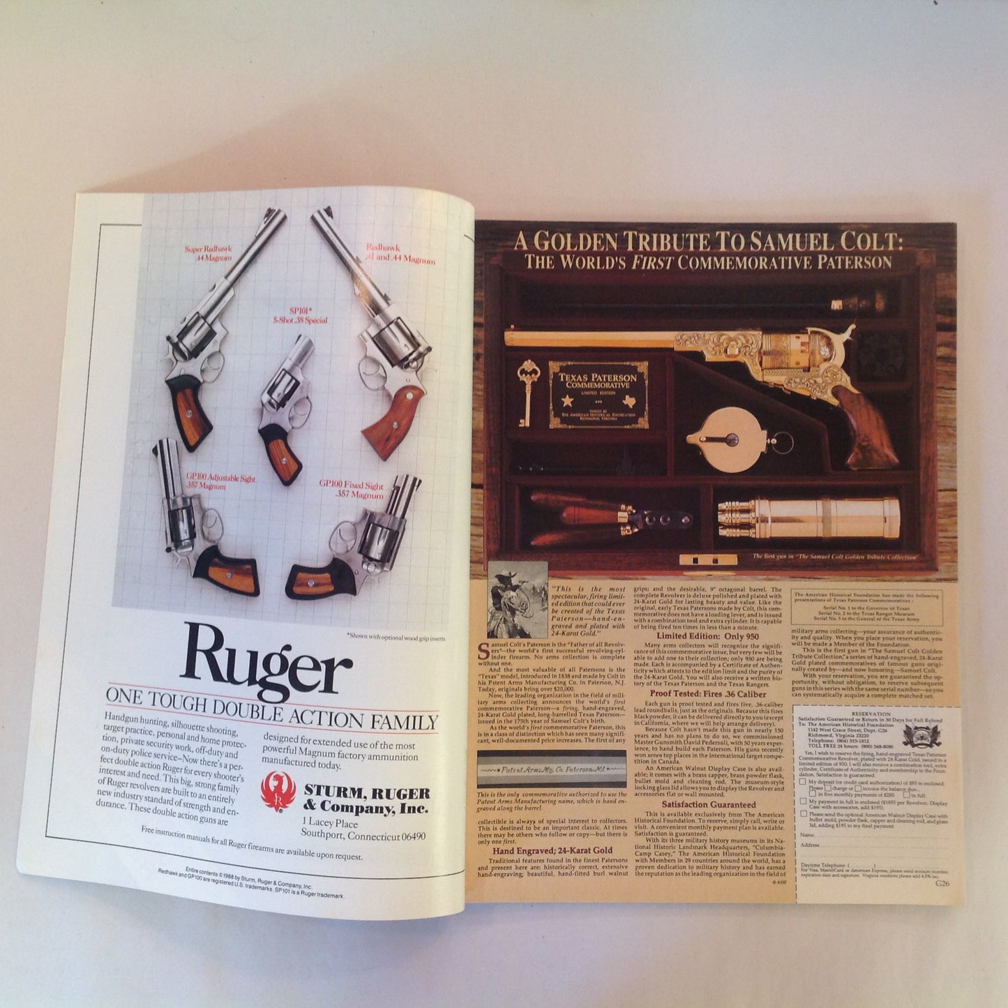 Vintage Mar 1989 American Rifleman Magazine Handguns for Ladies