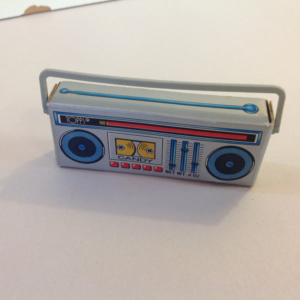 Vintage 1986 NOS Unopened Topps Boom Box Candy Novelty Candy Container