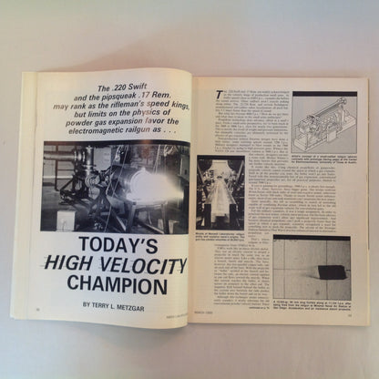 Vintage Mar 1989 American Rifleman Magazine Handguns for Ladies