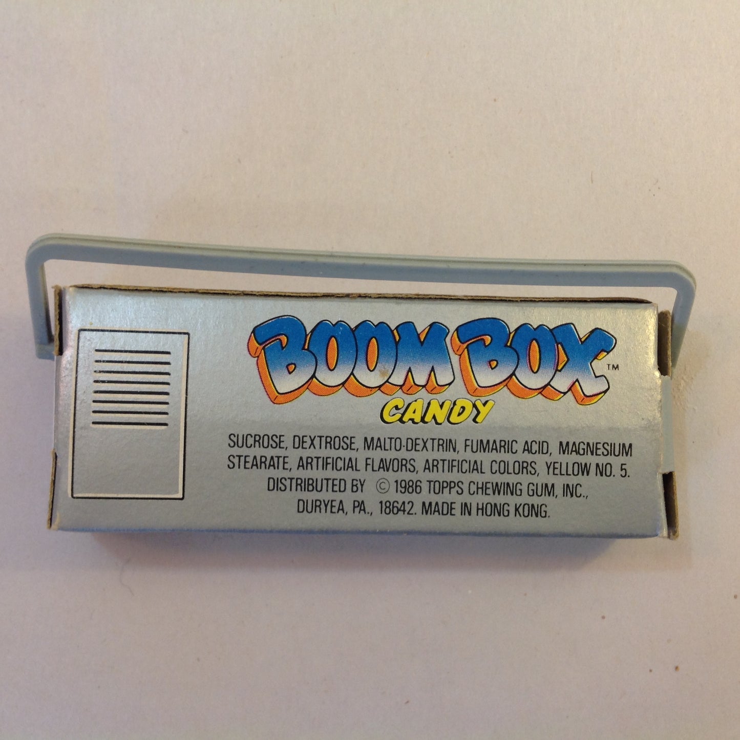 Vintage 1986 NOS Unopened Topps Boom Box Candy Novelty Candy Container