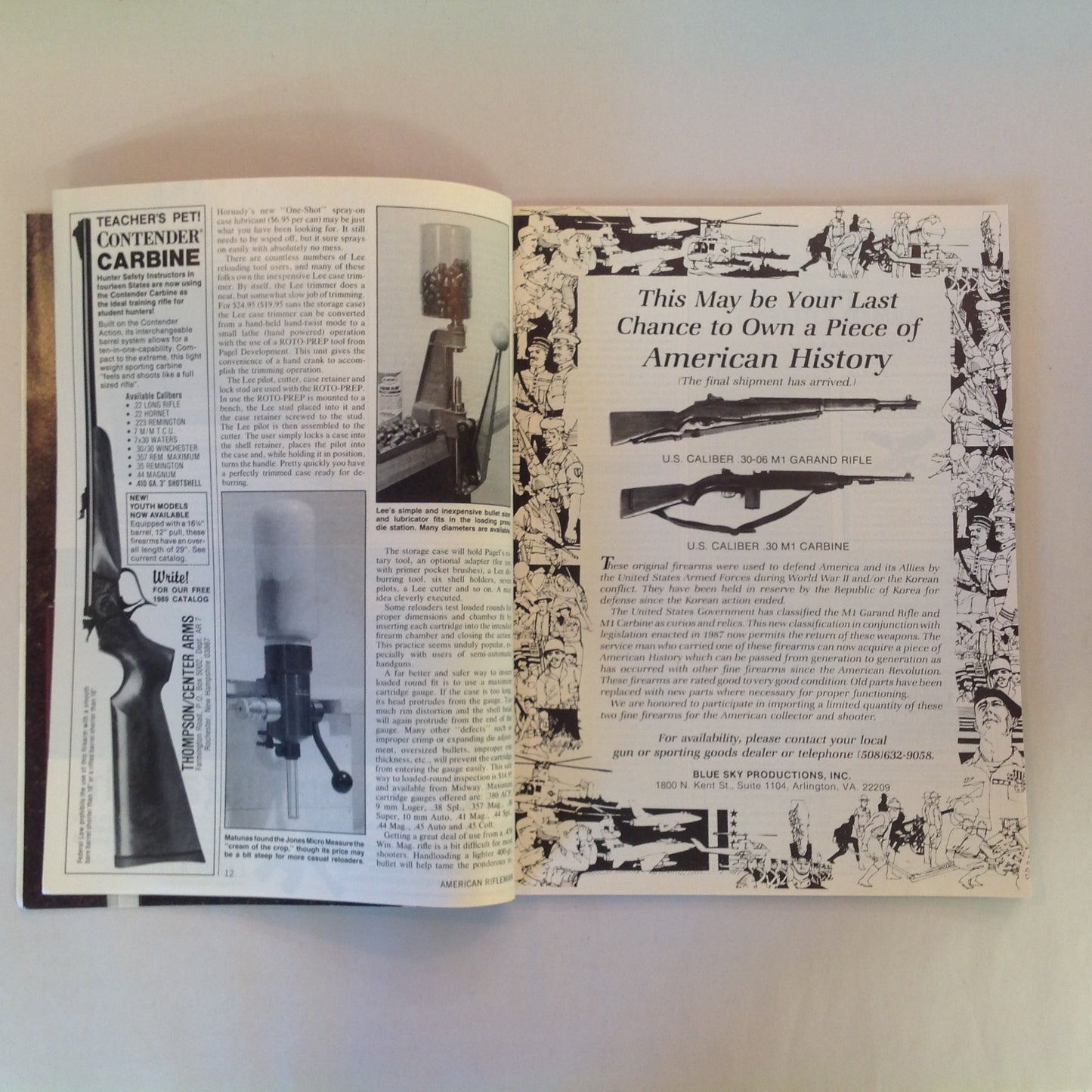 Vintage Jul 1989 American Rifleman Magazine Cap Pistol Collectibles Aagaard Arms Powder Laminated Stocks