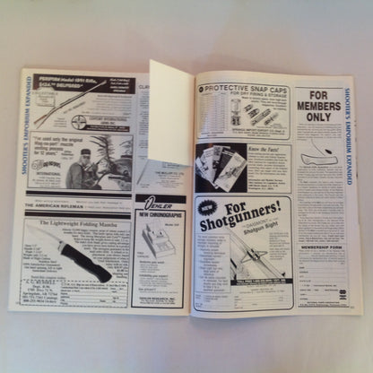 Vintage Jul 1989 American Rifleman Magazine Cap Pistol Collectibles Aagaard Arms Powder Laminated Stocks
