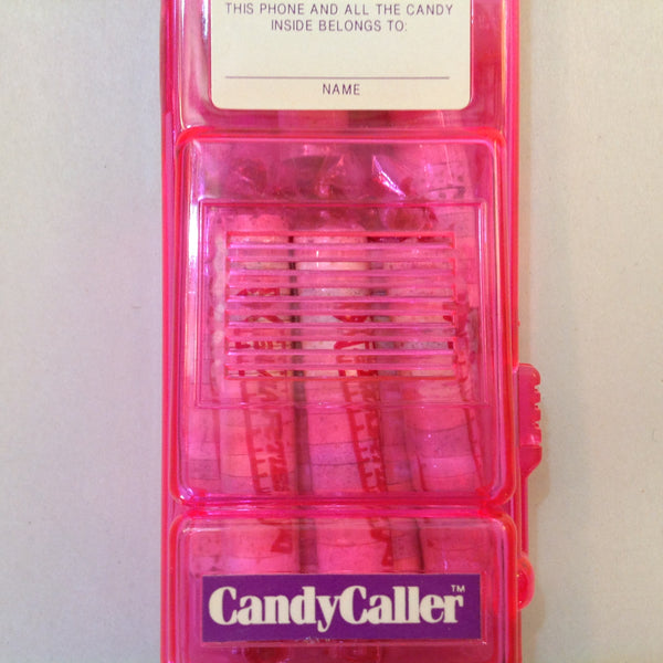 Vintage NOS Unopened BerZerk Candy Werks Novelty Telephone Candy Caller 2.5oz Candy Container
