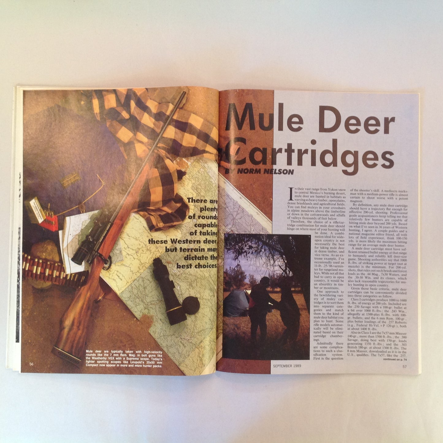 Vintage Sep 1989 American Rifleman Magazine Joe Foss Colt Tribute NRA Semi-Auto Afield