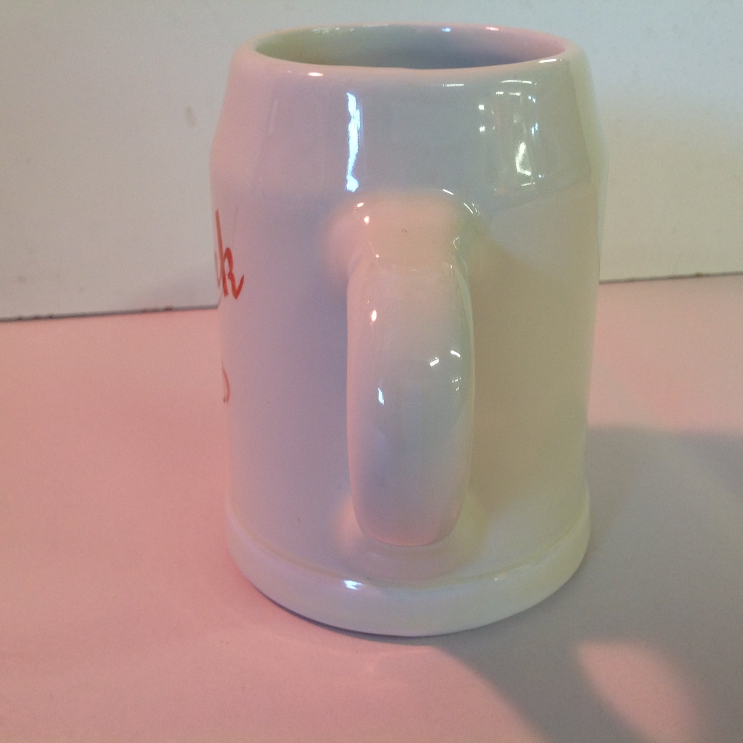 Vintage 1950's MLB New York Giants Baseball Mug Handpainted Logo Ceramic NY