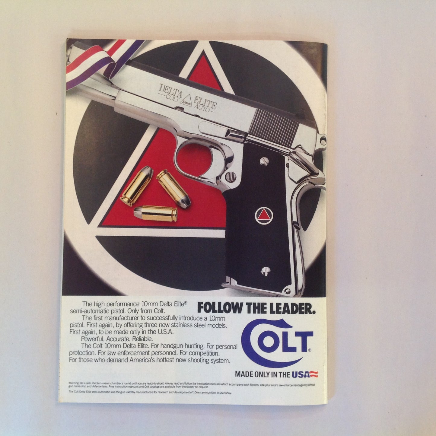 Vintage Sep 1989 American Rifleman Magazine Joe Foss Colt Tribute NRA Semi-Auto Afield