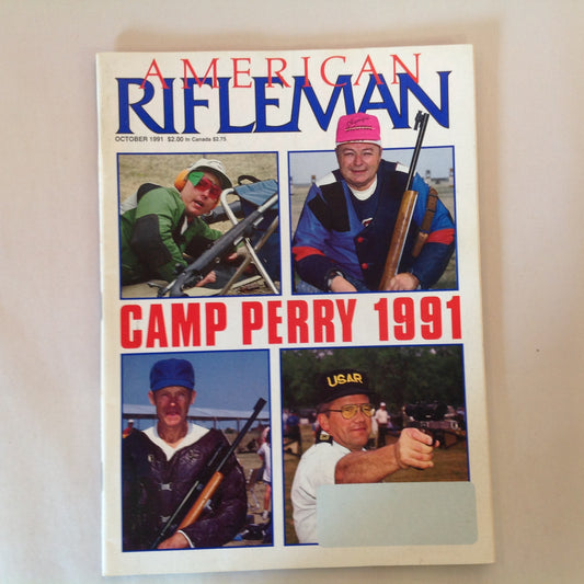 Vintage Oct 1991 American Rifleman Magazine Camp Perry 1991