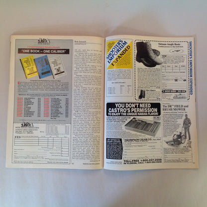 Vintage Nov 1991 American Rifleman Magazine Ruger First .45 Auto Women & the Militia Shotgun Slugs