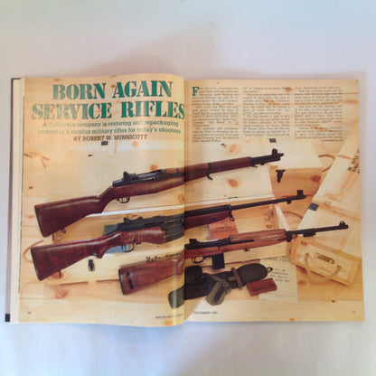 Vintage Dec 1991 American Rifleman Magazine Marlin Model 2000 Exclusive Report WWII Winchester Shotgun Tang Sight
