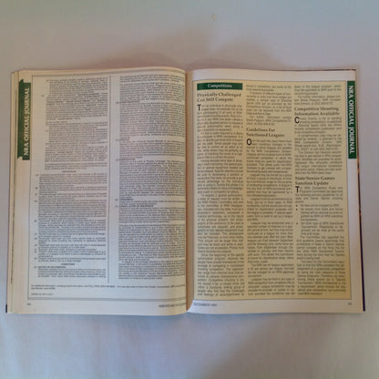 Vintage Dec 1991 American Rifleman Magazine Marlin Model 2000 Exclusive Report WWII Winchester Shotgun Tang Sight