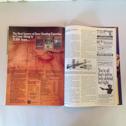 Vintage Dec 1991 American Rifleman Magazine Marlin Model 2000 Exclusive Report WWII Winchester Shotgun Tang Sight