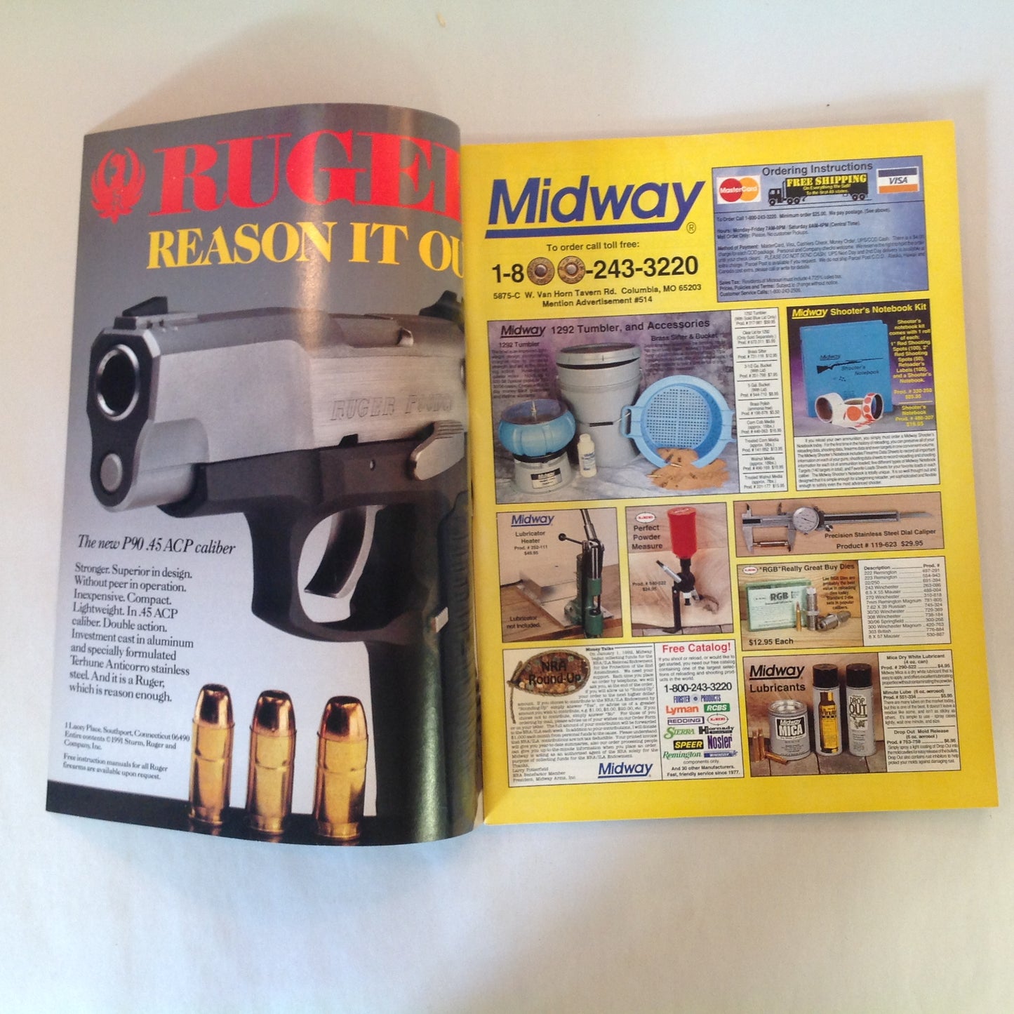 Vintage Mar 1992 American Rifleman Magazine All American Colt Model 2000 Women in America NRA Crimestrike
