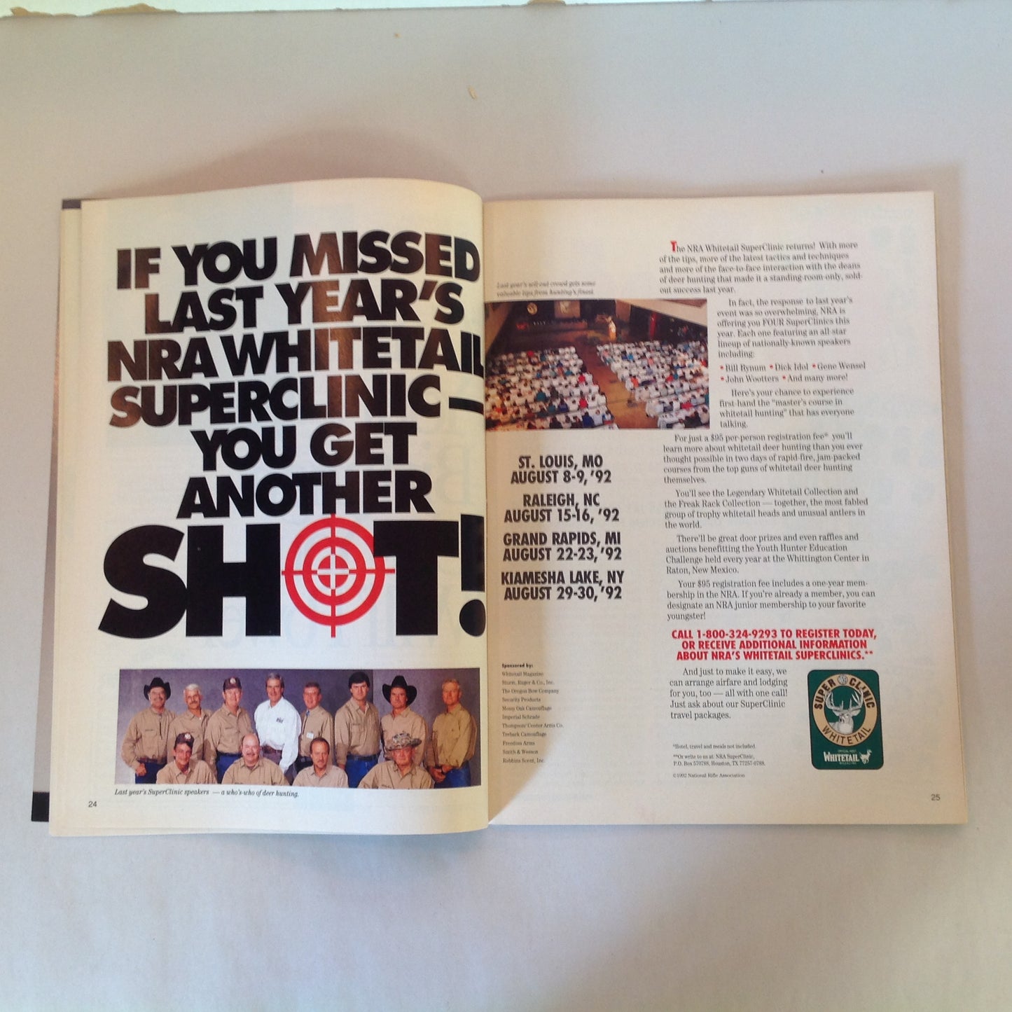 Vintage Mar 1992 American Rifleman Magazine All American Colt Model 2000 Women in America NRA Crimestrike