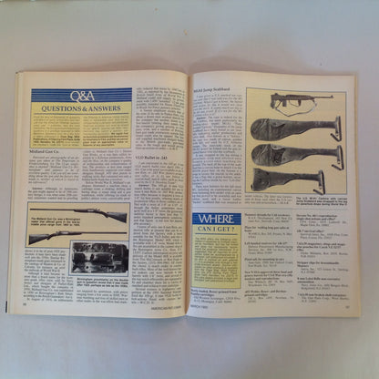 Vintage Mar 1992 American Rifleman Magazine All American Colt Model 2000 Women in America NRA Crimestrike