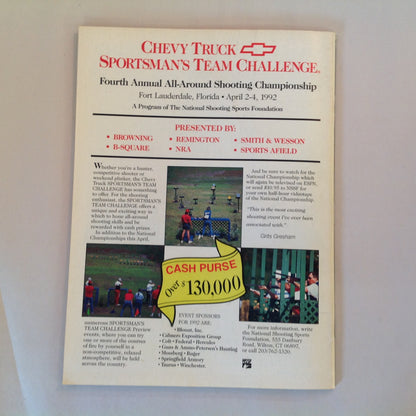 Vintage Mar 1992 American Rifleman Magazine All American Colt Model 2000 Women in America NRA Crimestrike