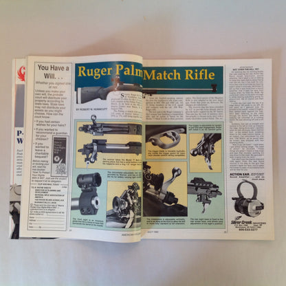 Vintage Jul 1992 American Rifleman Magazine Bullet Tip Damage & Accuracy Top Loads .270 Winchester Ruger Palma Match L.A. Riots