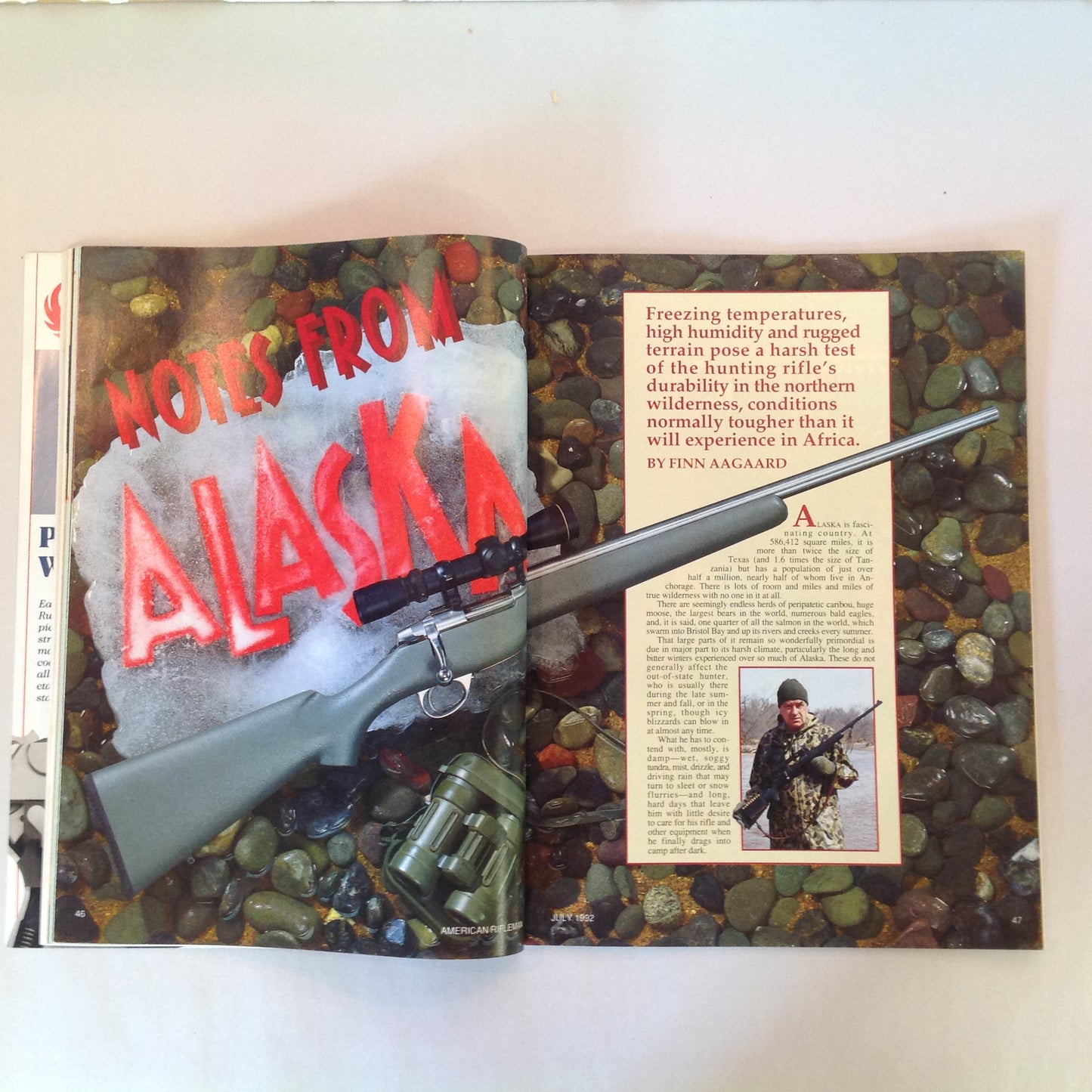 Vintage Jul 1992 American Rifleman Magazine Bullet Tip Damage & Accuracy Top Loads .270 Winchester Ruger Palma Match L.A. Riots