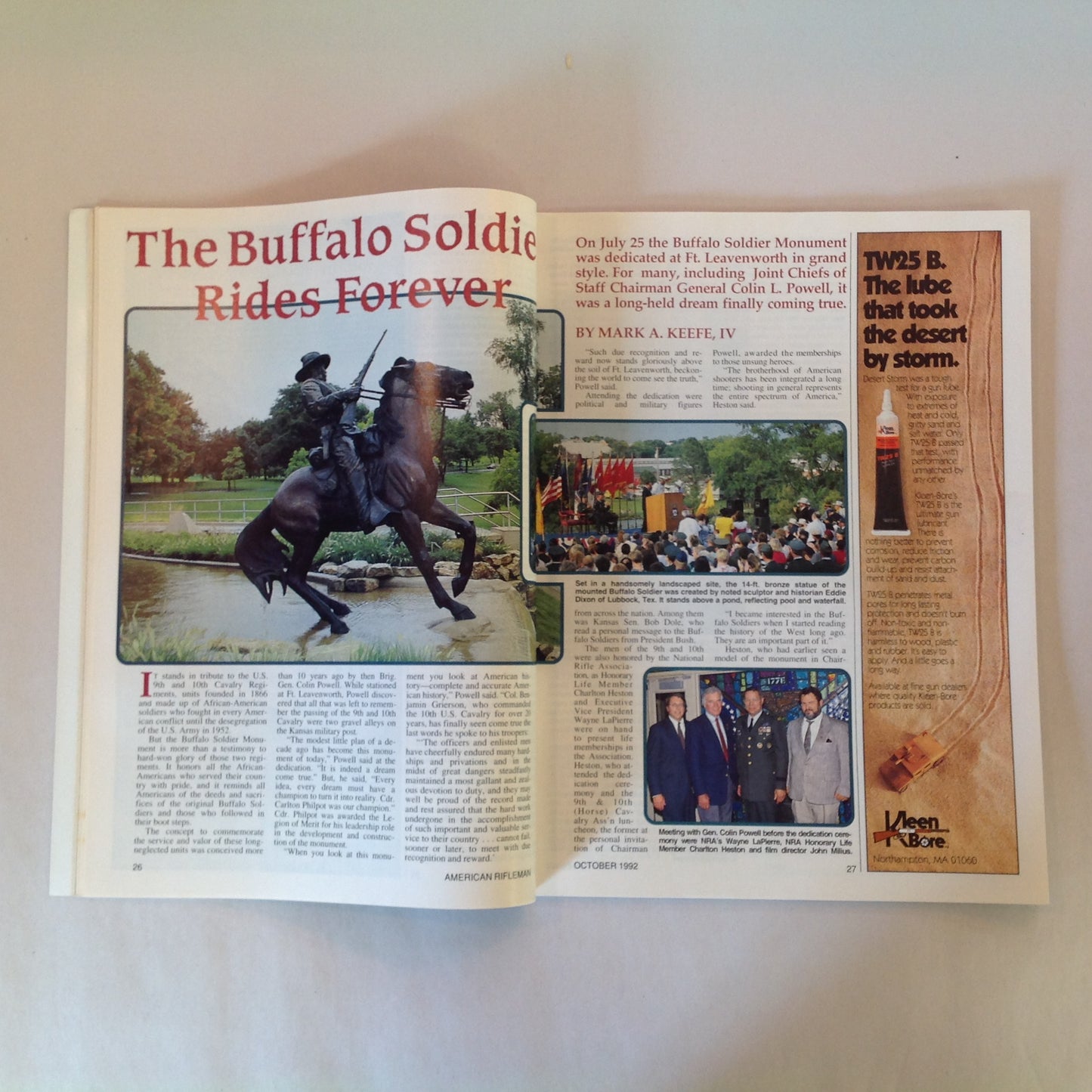 Vintage Oct 1992 American Rifleman Magazine Clinton-Proof Congress NRA Propaganda